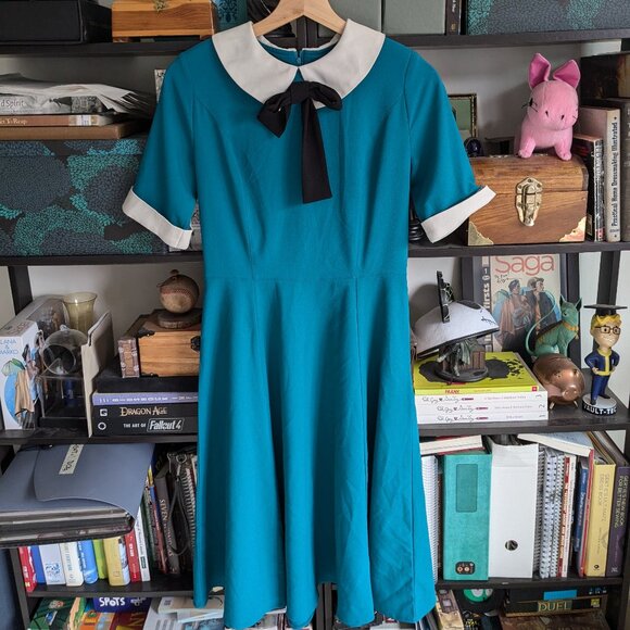 Hell Bunny Dresses & Skirts - Turquoise Hell Bunny Dress